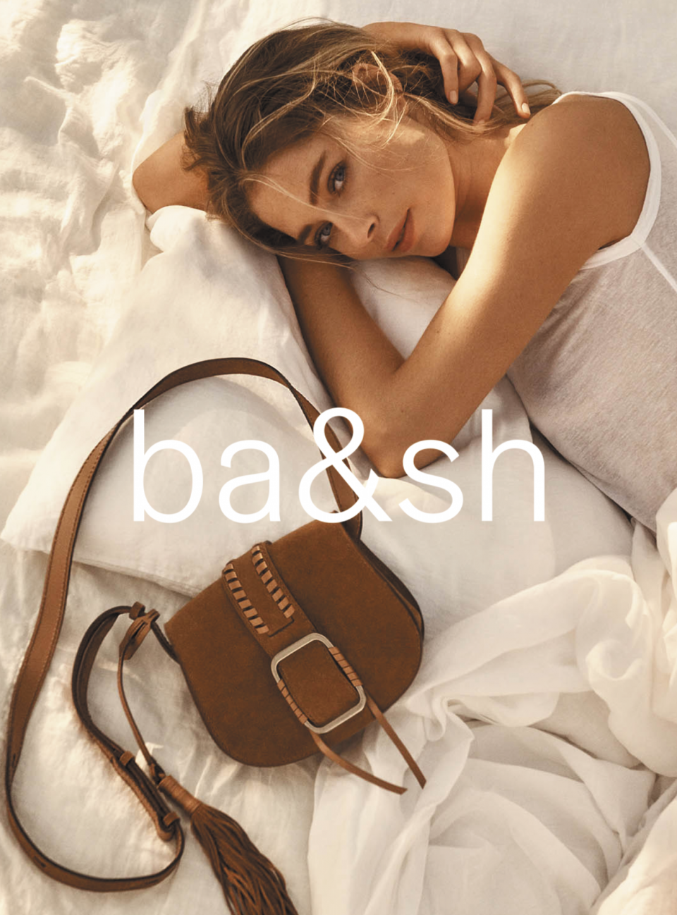 ba&sh campaign "in bed with my Teddy"